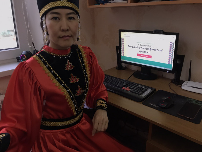 Сотрудники Национальной библиотеки приняли участие в Международной акции &laquo;Большой этнографический диктант&raquo;